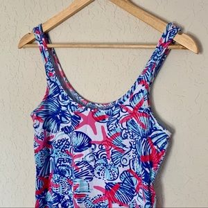Lilly Pulitzer Rare She She Shells Tabbie Tank M
